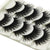 5Pairs Thick False Eyelashes Messy Cross Thick Natural Fake Eye Lashes Professional Bigeye Makeup Tool Long False Eyelashes